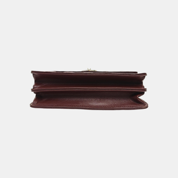 Quilted Lambskin Shoulder Bag Red