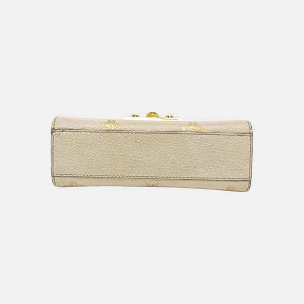 Padlock Small Calfskin White