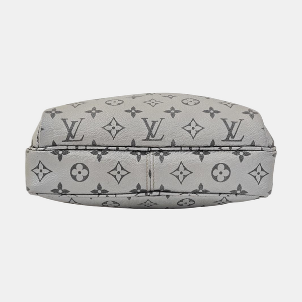 TRIO Monogram Calfskin Gray