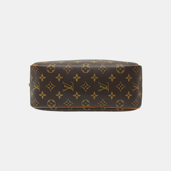 DEAUVILLE Monogram Coated Canvas Brown
