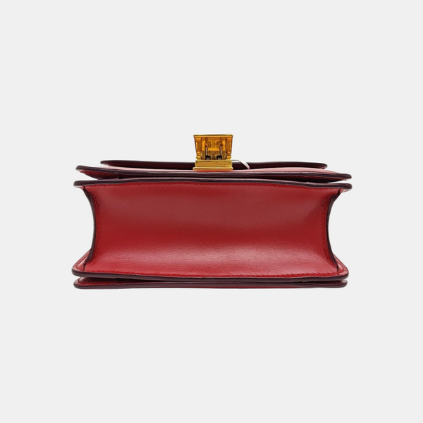 CLASSIC BOX Mini Calfskin Red