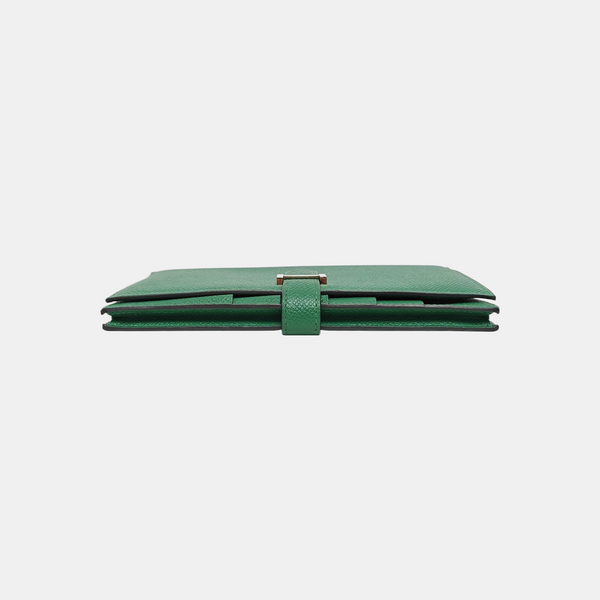 Bearn Medium Epsom Green Wallet