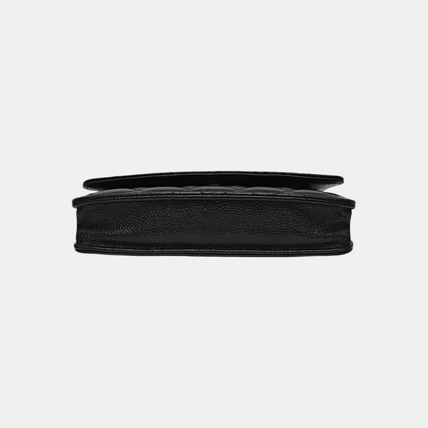 WOC Quilted Grained Calfskin Black