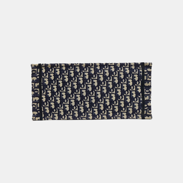 Book Tote Medium Oblique Canvas Blue