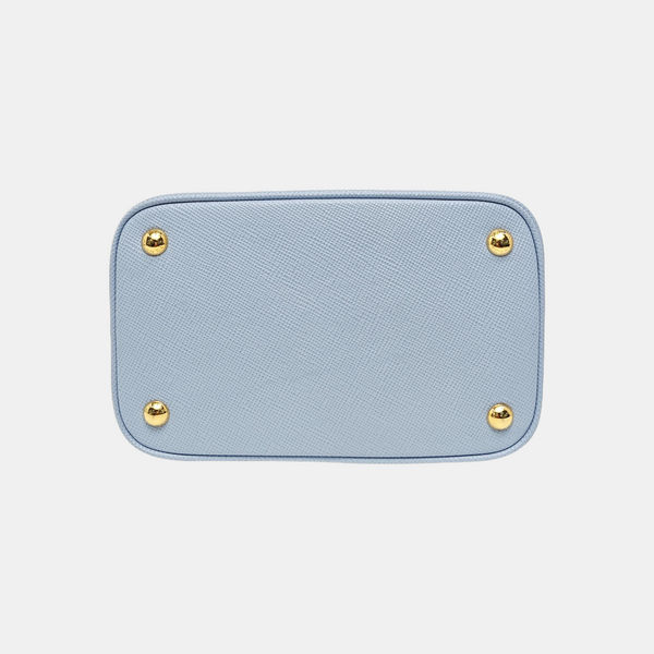 Panier Medium Saffiano Calfskin Blue