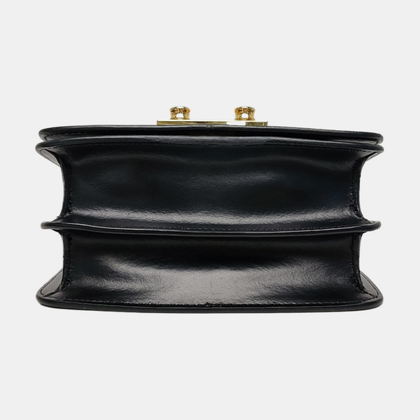 Calfskin Shoulder Bag Black
