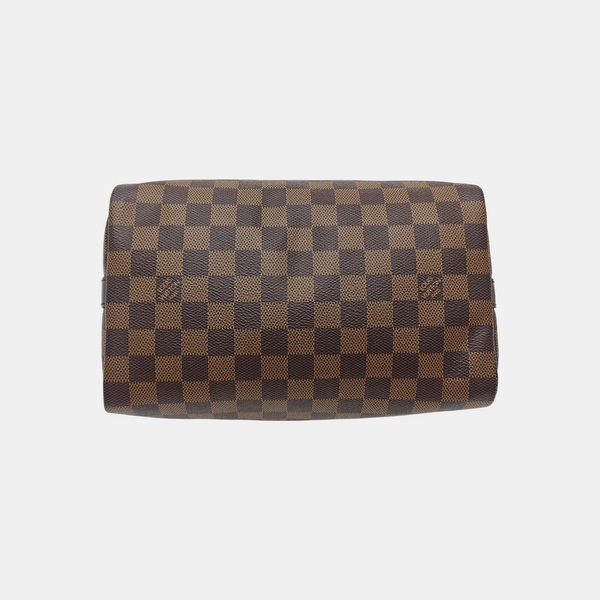SPEEDY 25 Damier Ebene Coated Canvas Brown