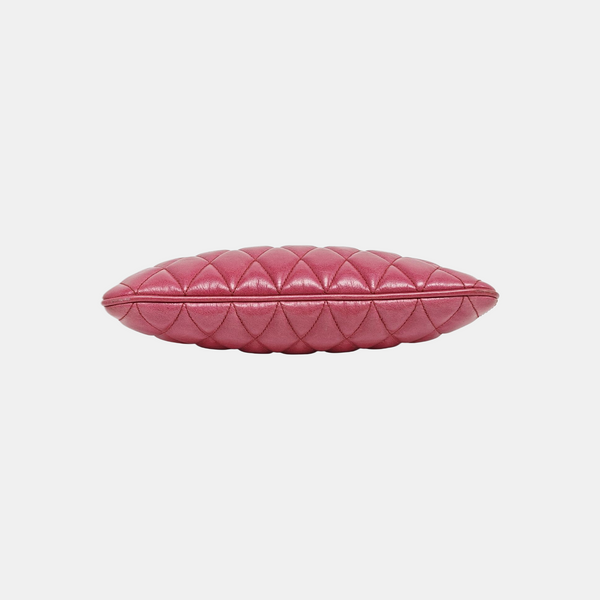 Quilted Lambskin Shoulder Bag Pink