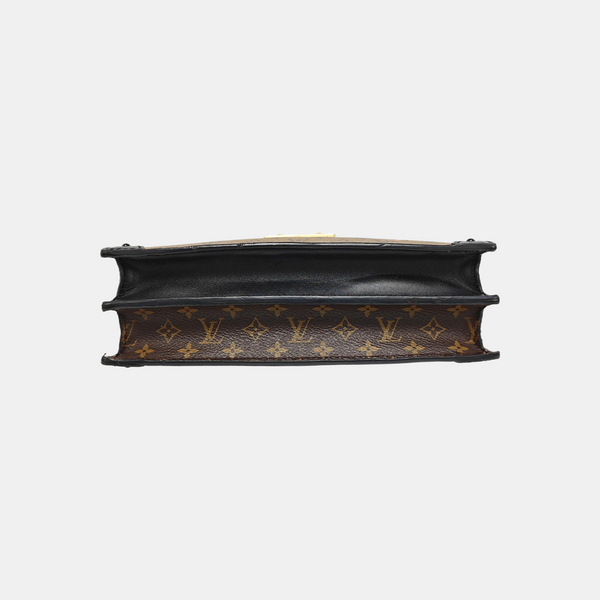 TRUNK Monogram Coated Canvas Brown