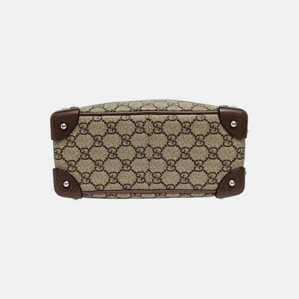 Trunk Monogram Coated Canvas Brown