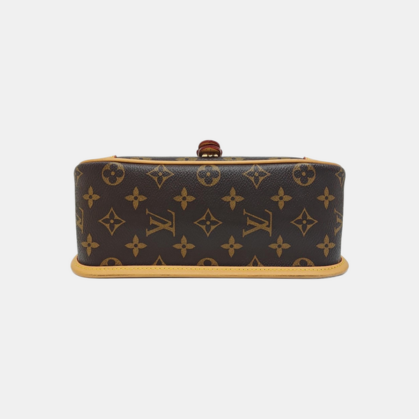 DIANE Monogram Coated Canvas Brown