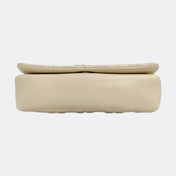 Lola Small Quilted Lambskin White