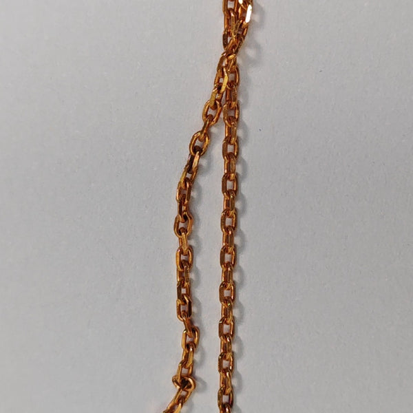 As De Coeur Metal Rose Gold Necklace