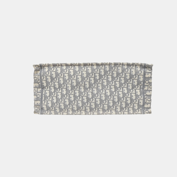 Book Tote Large Oblique Canvas Gray