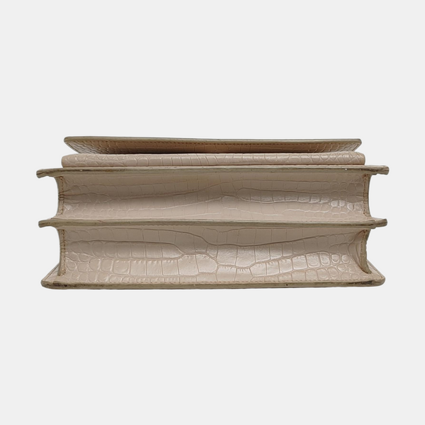 SUNSET Medium Calfskin Beige