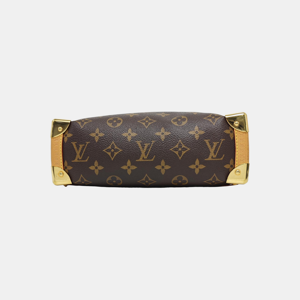 SIDE TRUNK MM Monogram Coated Canvas Brown