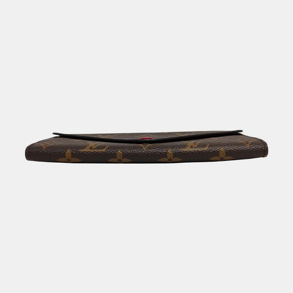 EMILIE Monogram Coated Canvas Brown Wallet