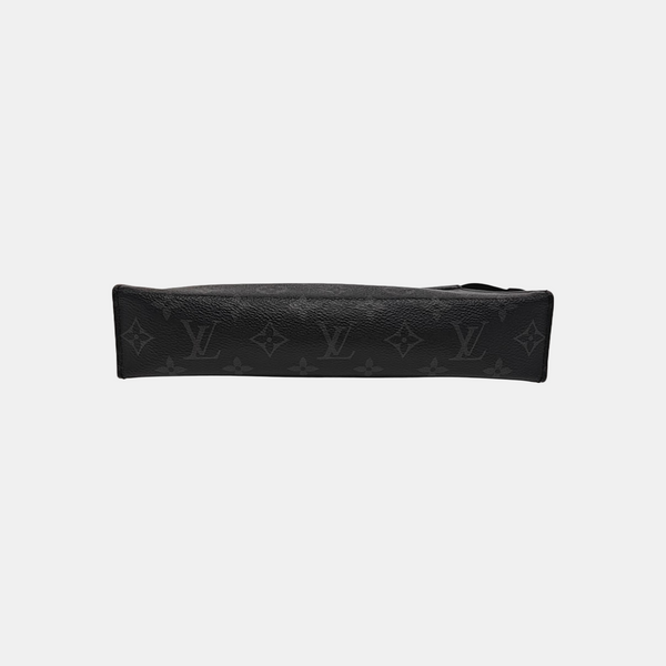 Pochette Voyag MM Monogram Coated Canvas Black