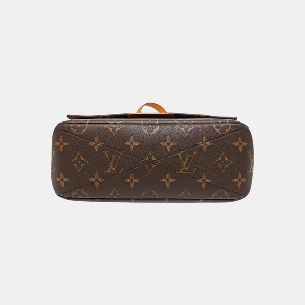 SHOPPER Monogram Coated Canvas Brown