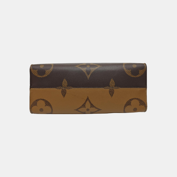 ONTHEGO MM Monogram Coated Canvas Brown