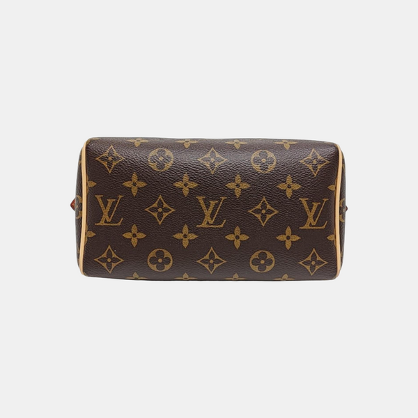 SPEEDY 20 Monogram Coated Canvas Brown