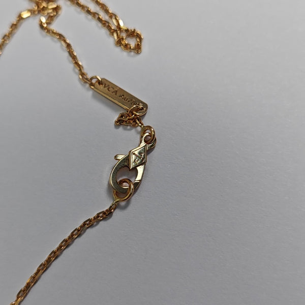 Vintage Alhambra 18k Gold Necklace