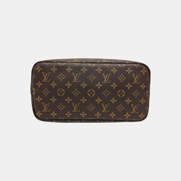 NEVERFULL MM Monogram Coated Canvas Brown