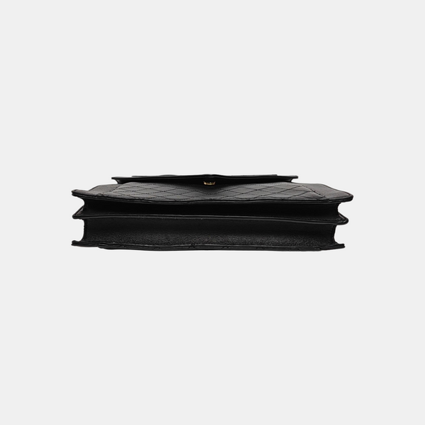 GABY Quilted Lambskin Black
