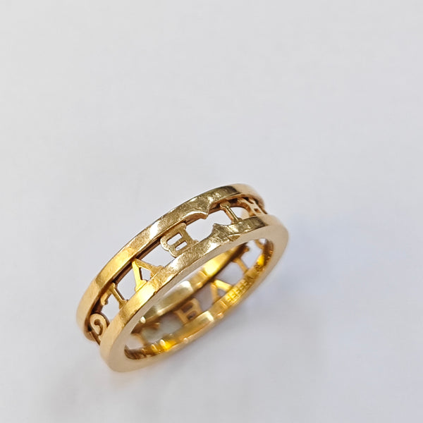 B.ZERO1 18k Rose Gold Ring EU 59