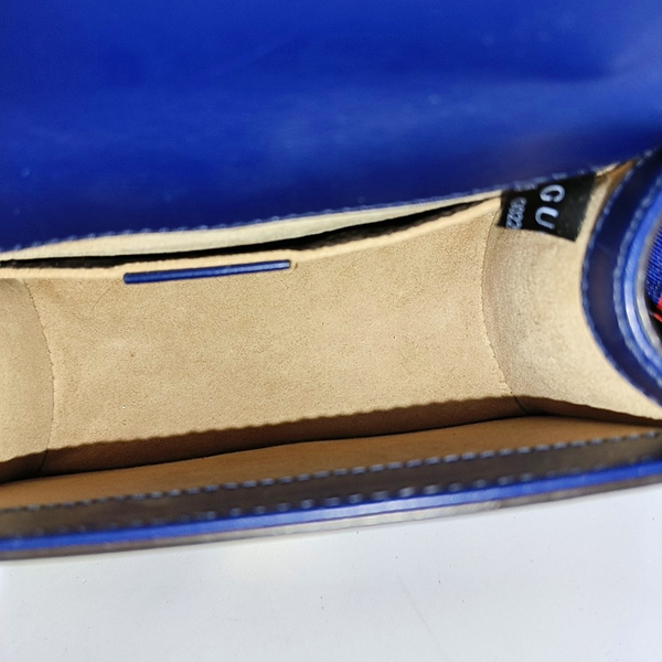 Authenticated pre-owned Sylvie Mini Calfskin Blue - Shoulder Bag at Looply