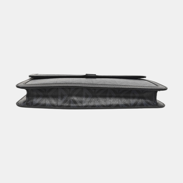 Hit The Road Oblique Coated Canvas Black