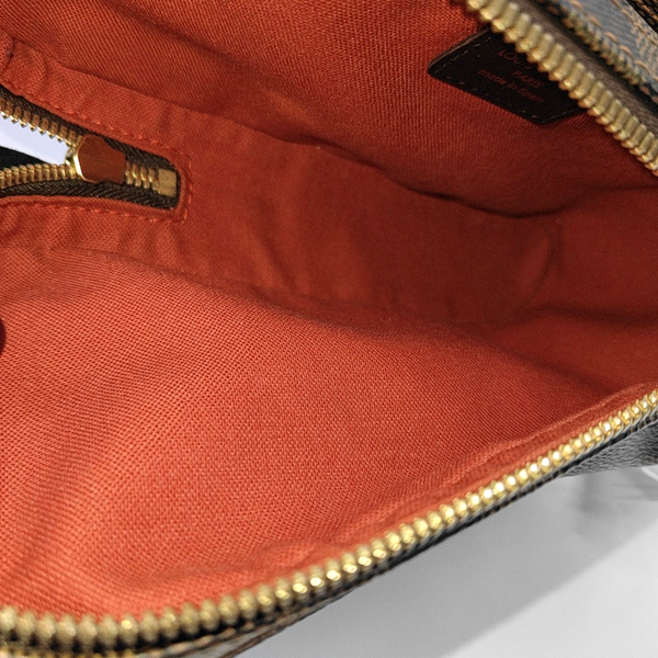 GÉRONIMOS Damier Ebene Coated Canvas Brown