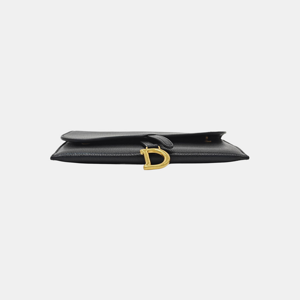 Saddle Mini Calfskin Black