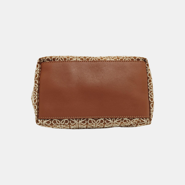 Monogram Canvas Top Handle Bag Brown