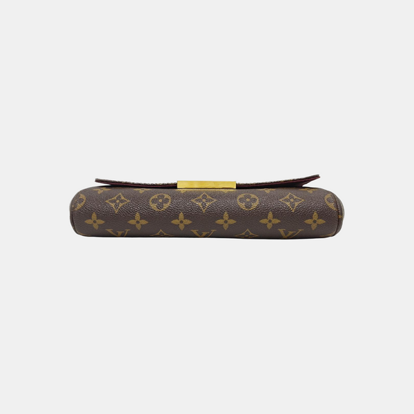 FAVORITE PM Monogram Coated Canvas Brown