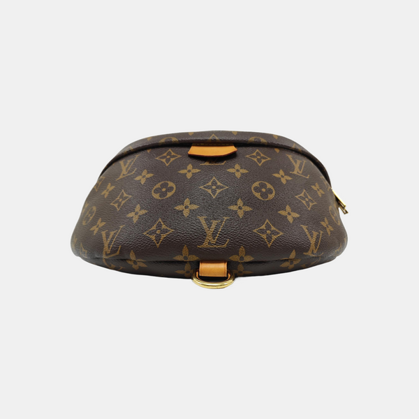 BUMBAG Monogram Coated Canvas Brown