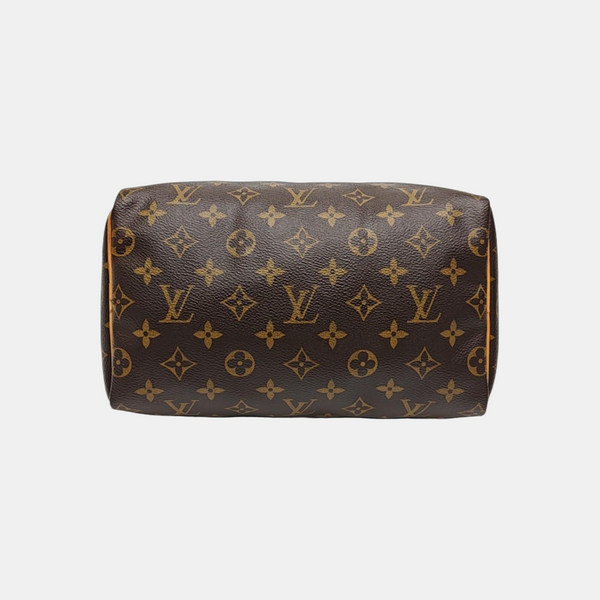 SPEEDY 25 Monogram Coated Canvas Brown