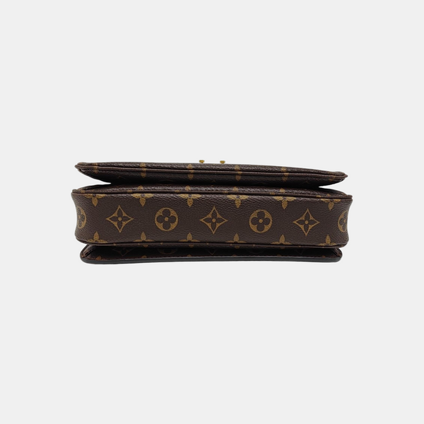 MÉTIS MM Monogram Coated Canvas Brown