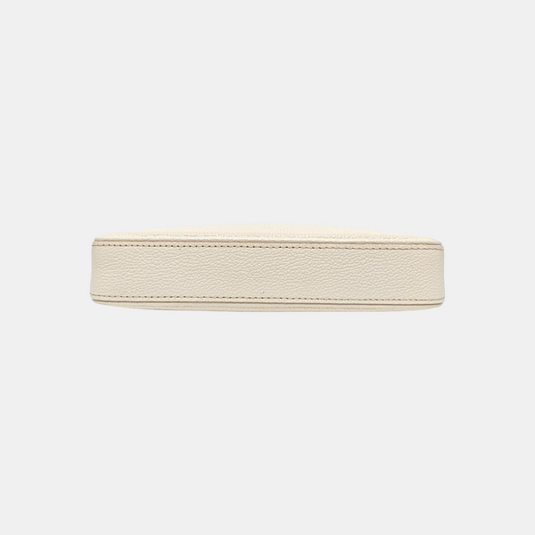 EASY POUCH ON STRAP Calfskin Beige