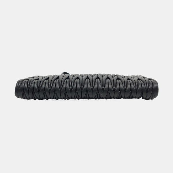 Matelassé Quilted Lambskin Black