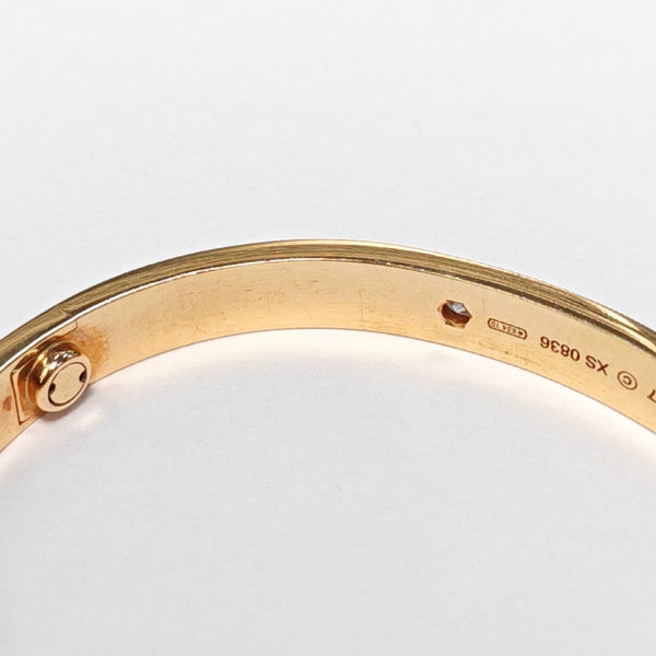 LOVE 18k Rose Gold Bangle