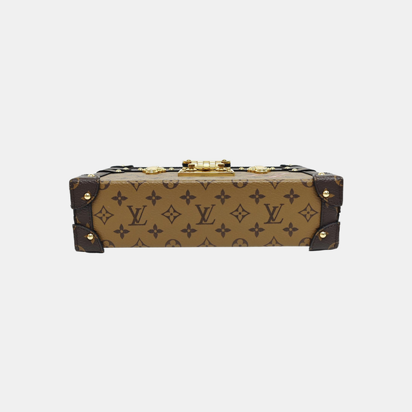PETITE MALLE Monogram Coated Canvas Brown