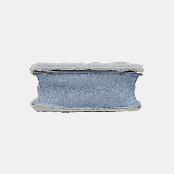 Fabric Shoulder Bag Blue