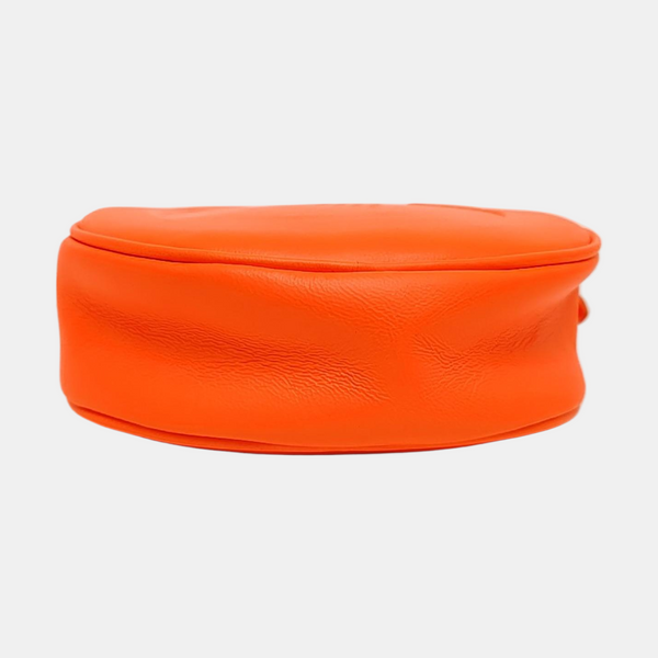Calfskin Shoulder Bag Small Orange