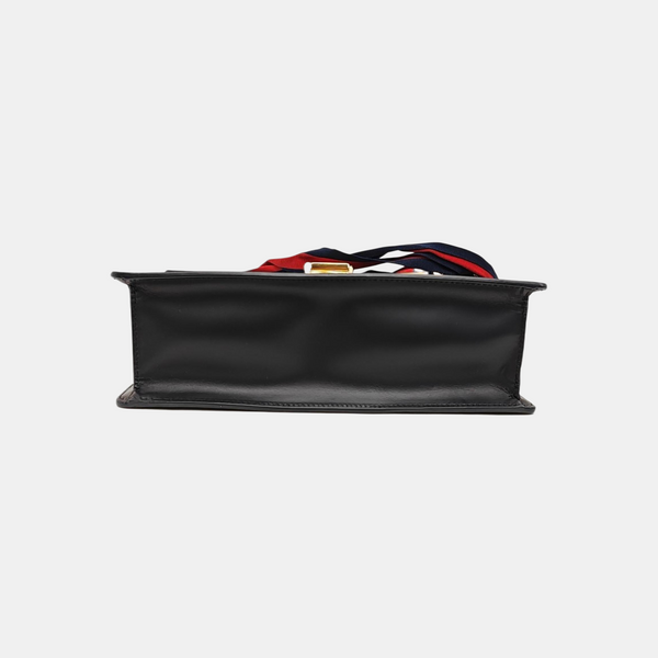 Sylvie Small Calfskin Black