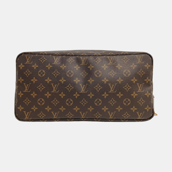 NEVERFULL GM Monogram Coated Canvas Brown