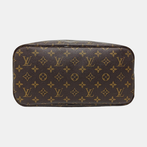 NEVERFULL MM Monogram Coated Canvas Brown