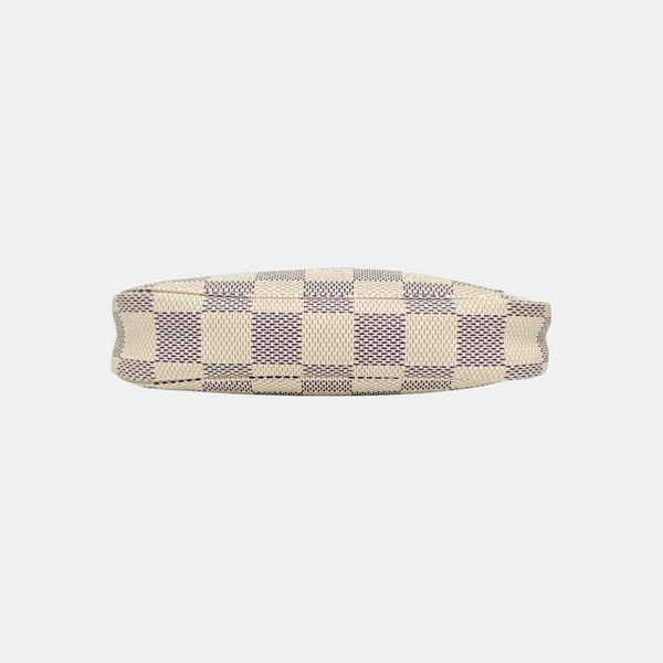 ACCESSOIRES Mini Damier Azur Coated Canvas White