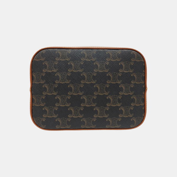 TRIOMPHE CANVAS Small Coated Canvas Brown