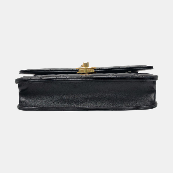 WOC Quilted Lambskin Black